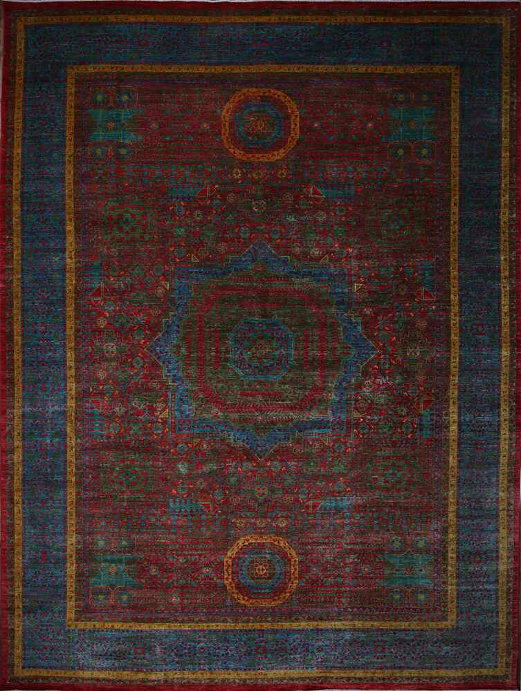 Dywany pakistanskie, 100% wełniane, bardzo dobrej jakosci. Jedne z najniżej strzyżonych dywanow; wysokość runa to ok. 6 mm